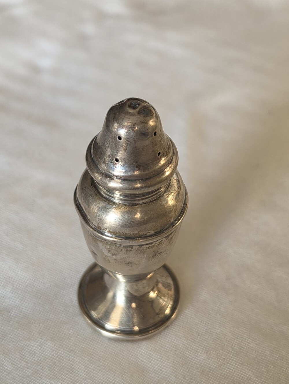 Vintage Sterling  Silver Salt Shaker